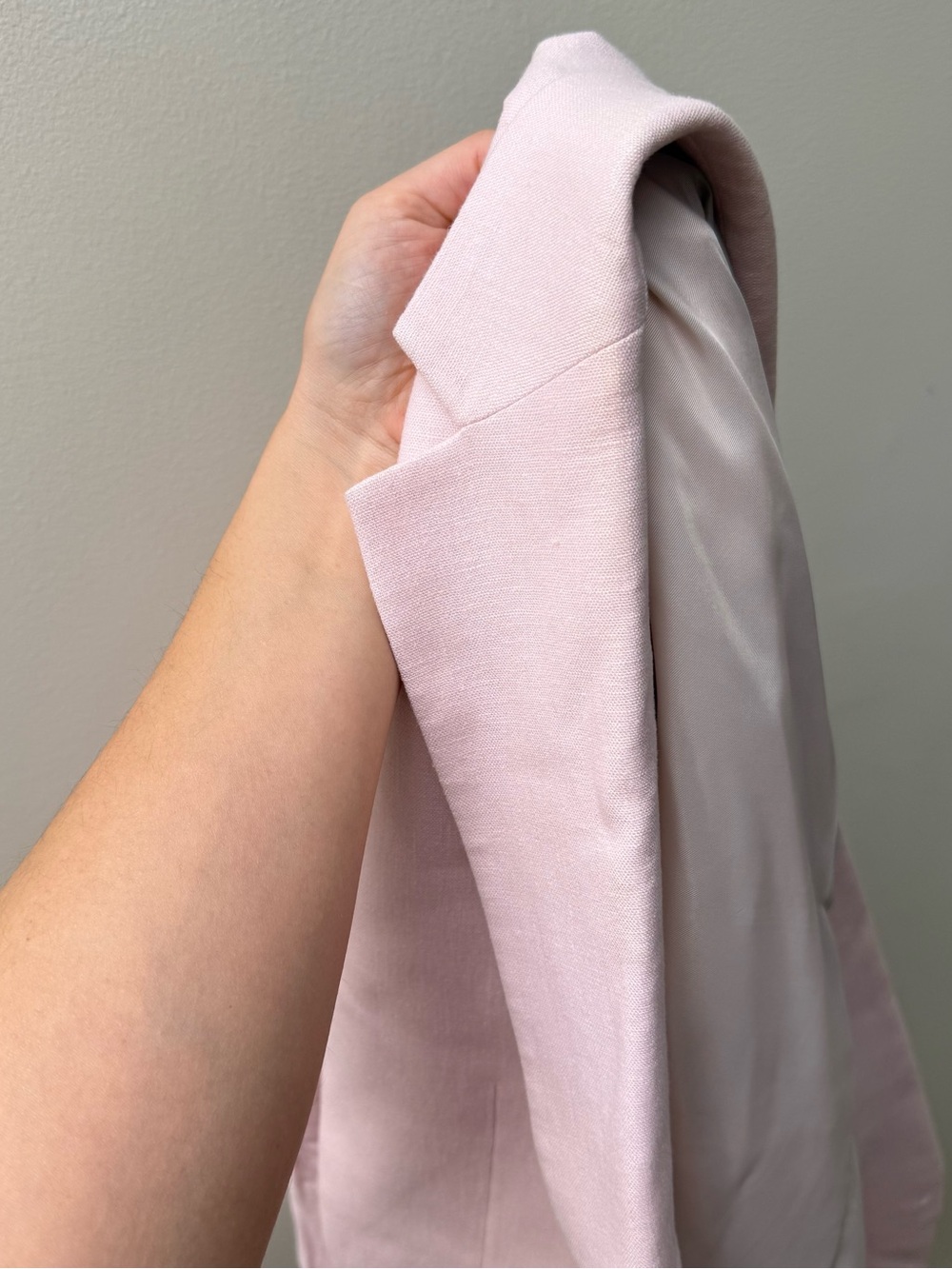 Chaps Linen Blend Pale Pink Two-Button Sport Coat - Picture 12 of 12